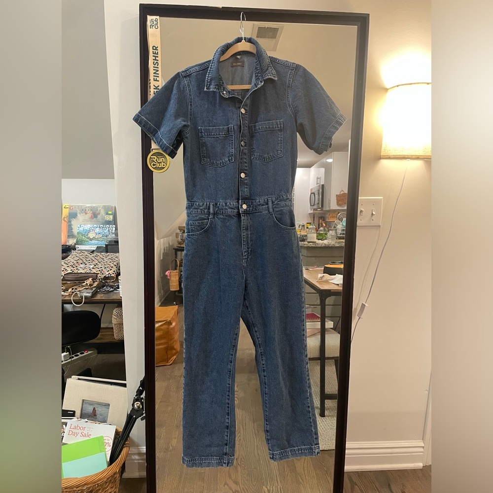 DL1961 Hannah Jumpsuit - Dark Blue Denim Jumpsuit